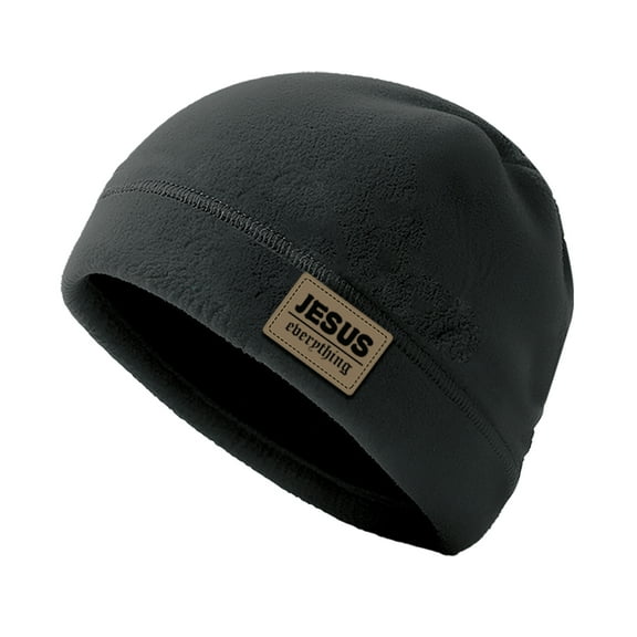 Winter Unisex Velvet Skull Caps Beanie Head Cap Hats for Men Comfortable Gray 1Pack