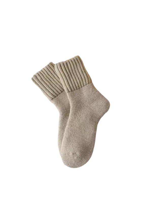 Winter Velvet Socks for Women,Thickened Lambskin Socks,Women's Winter Warm Postpartum Socks,Carpet Socks,Thickened Cake Socks Animal Series Floor Socks With Letter Glue The Sole