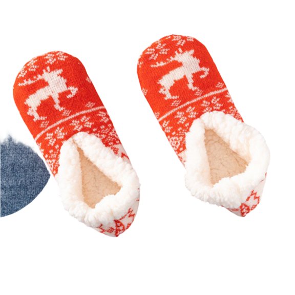 Winter Velvet Socks for Women,Thickened Lambskin Socks,Women's Winter Warm Postpartum Socks,Carpet Socks,Thickened Cake Socks Animal Series Floor Socks With Letter Glue The Sole