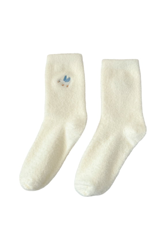 Winter Velvet Socks for Women,Thickened Lambskin Socks,Women's Winter Warm Postpartum Socks,Carpet Socks,Sleep Socks,Home Floor Socks