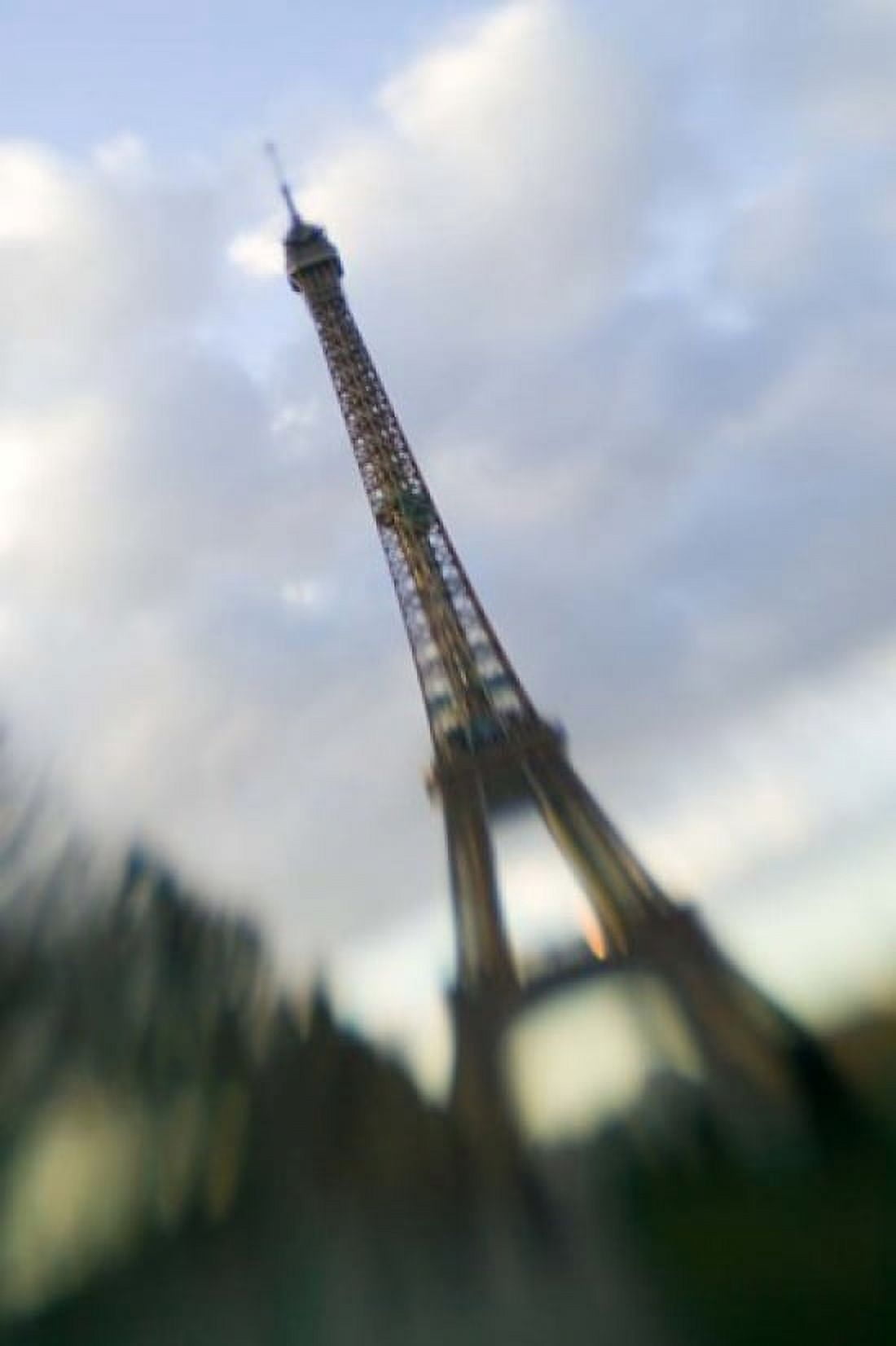 Winter View of the Eiffel Tower Canvas Art - Walter Bibikow DanitaDelimont (18 x 26)
