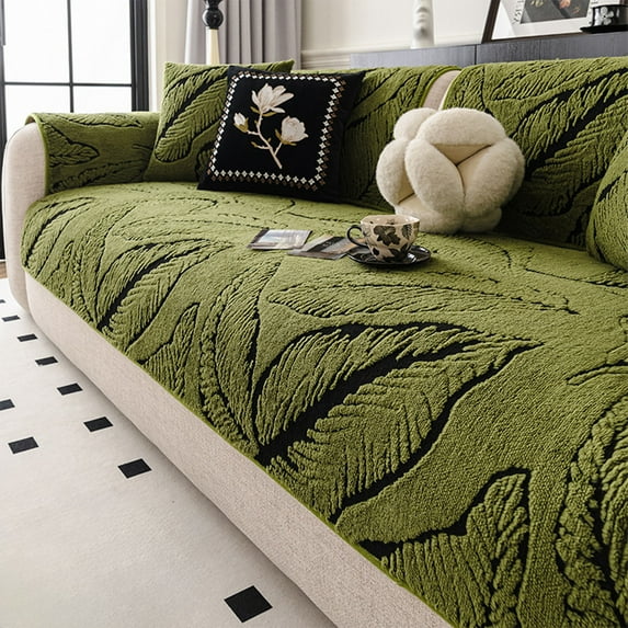 Winter Vintage High-End Sofa Cushion, Thickened Non-Cover Seat Cushion for Living Room and Office, Comfortable Warm Cushion for Home Use