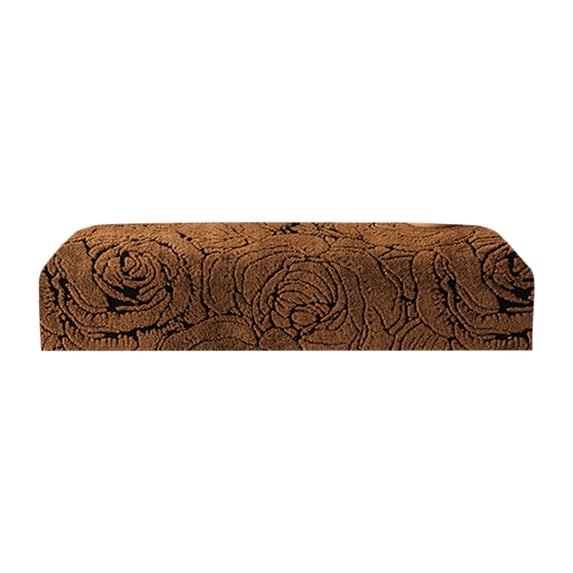 Winter Vintage Sofa Cushion with Non-Slip Backing, Thickened and Fixed Sofa Seat Pad, High-End Decorative Cushion for Living Room ( Brown )