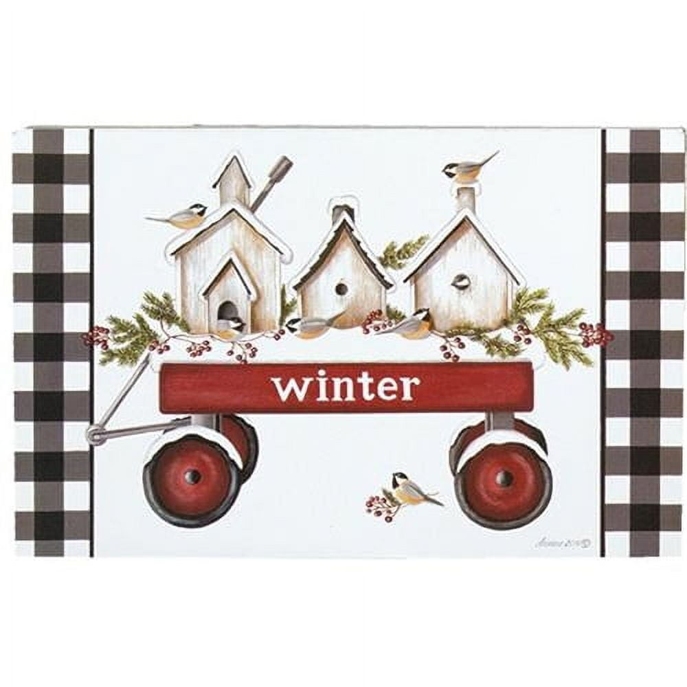 Winter Box Signs Winter Wagon Box Sign - Walmart.com