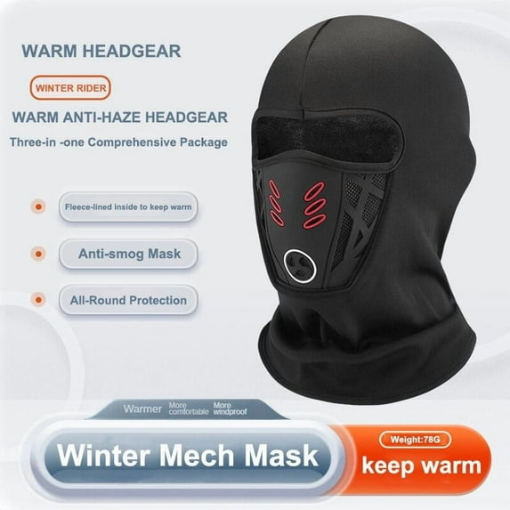 Winter Warm Anti Full Face Mask, Winter Face Mask, Windproof, Thickened, and Thermal Balaclava,Breathable for Cycling Motorcycling