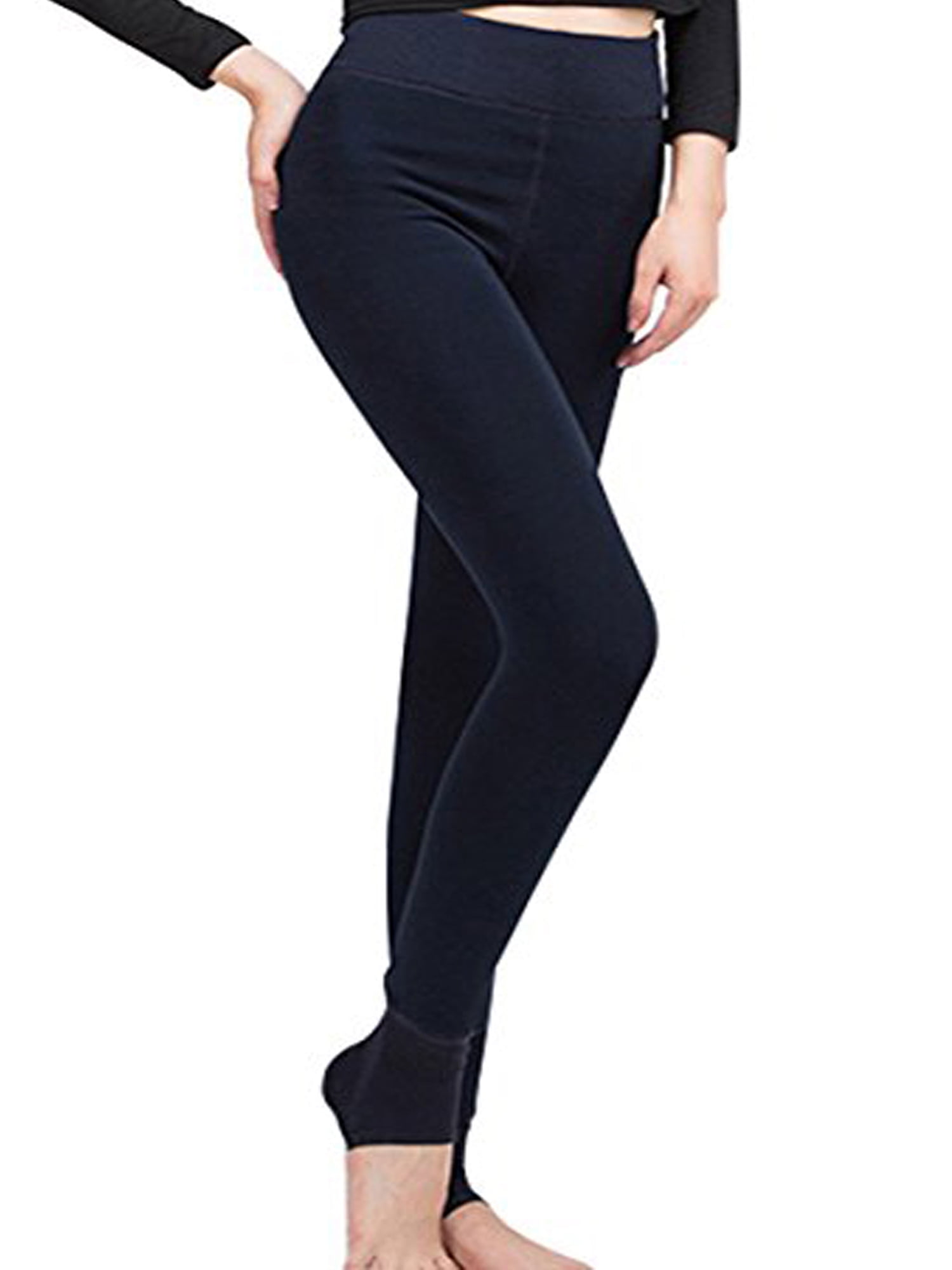 ZLLW Winter Warm Fleece Lined Leggings for Women, High Waisted Thick  Thermal Velvet Tights 2-Black(S-M) at  Women's Clothing store