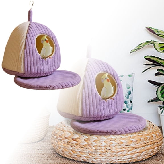 Winter Warm Hanging Bird Bed for Small Animals Indoor Use Cozy Desktop or Ground Pet