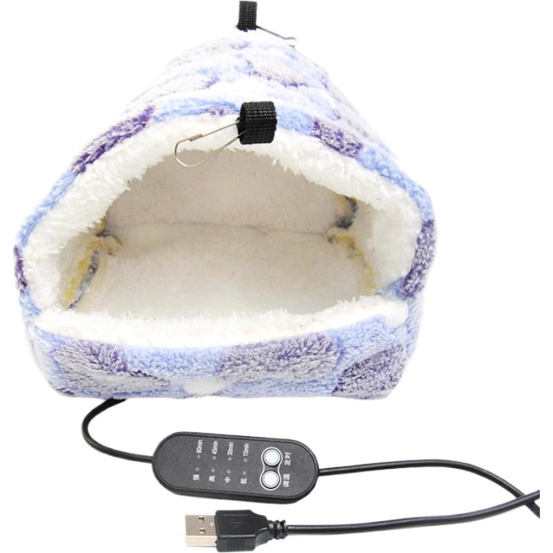 Image showcasing Winter Warm Bird Nest House,USB Heated Bird House for Cage,Adjustable ...