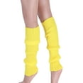 thumbnail image 1 of Winter Warm Boot Cuffs for Women, Crochet Knitted Leg Warmers Boot Topper Socks Gift(Yellow), 1 of 2