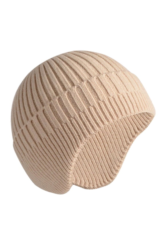 Winter Warm Cap Windproof Earpuff Skull Cap Running Beanie Hat for Men Wome M0Q9