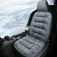 thumbnail image 1 of Winter Warm Car Seat Cushion for Front Seats, Thickened Cotton-Filled Thermal Pad with Non-Slip Bottom, Easy Install No Tools Needed for SUV Sedan Cold Weather, 1 of 8