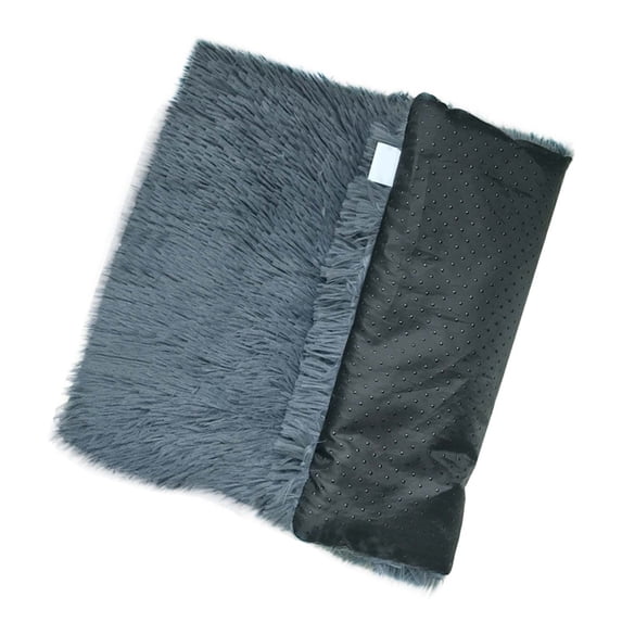 Winter Warm Cat Mat Dog House Pet Bed Dark Gray,1Pc Pet Bed Pet Mat,Washable Dog Bed for Medium Small Dogs Cats Soft Dog Crate Mattress Mat Fluffy Comfortable Dog Beds Pad Cushion