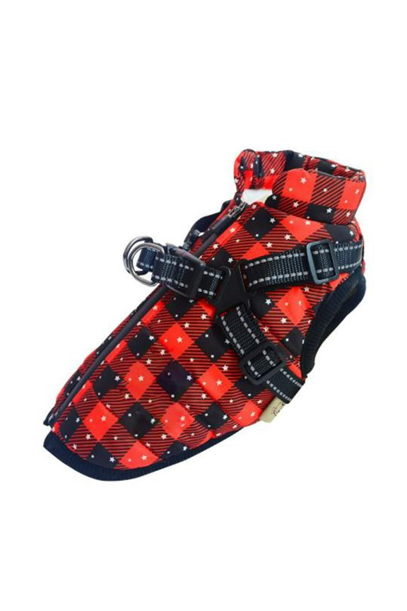 Winter Warm Coat Thermal Cold Weather Cozy Apparel Soft Lined Outerwear For Small Medium Large Windproof Reversible Vest Jacket With Adjustable Strap
