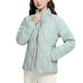 thumbnail image 1 of Winter Warm Coats for Womens Fashion Plus Size Winter Lightweight Down Jacket Short Style Stand Collar Long Sleeved Warm Jacket Long Sleeved Jacket, 1 of 6