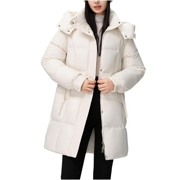 Winter Warm Coats for Womens Fashion Plus Size Long Sleeved Solid Color With Pocket Lapel Jacket