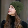 thumbnail image 1 of Winter Warm Daily Fashionable Elastic Casual Slouchy Hat Suitable For Man And Woman Wool Trapper Hat for Men Womens Mad Hat Trapper Hat Big Men Leather Baseball Cap Women Cool Snow Hat U of M Winter, 1 of 6