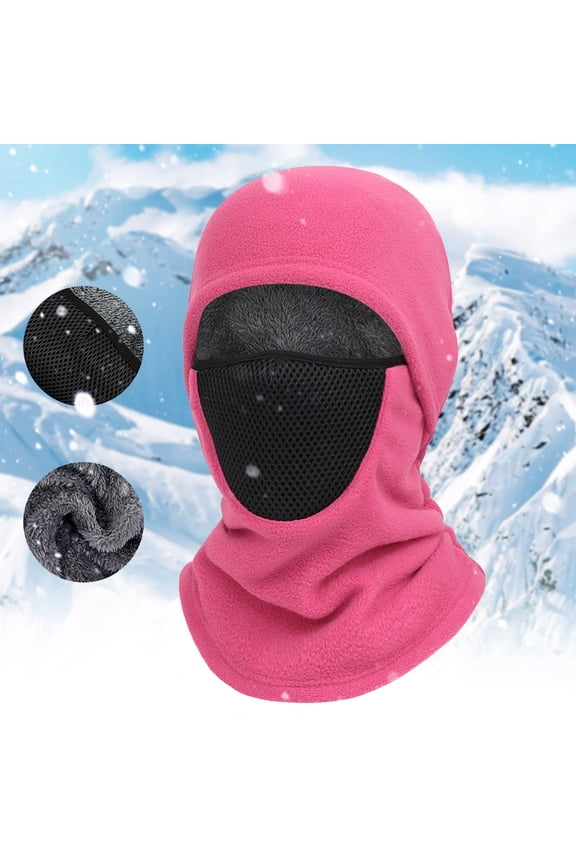 Winter Warm Daily Fashionable Elastic Casual Slouchy Hat Suitable for Man And Woman Hot Pink A