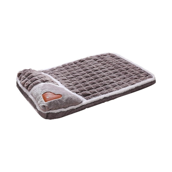 Winter Warm Dog Mat | Thickened Pet Sleeping Pad | Soft Insulated Cushion | 50x35cm Indoor Bed Mat for Dogs | Easy to Clean & Water-Resistant