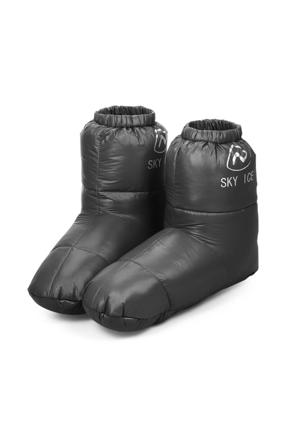 Winter Warm Duck Down Slippers Boots Home Outdoor Camping Shoes Footwear for Men Women