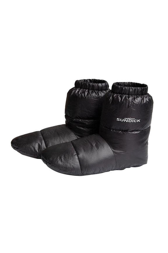 Winter Warm Duck Down Slippers - Ultralight Camping Tent Booties, Waterproof Non-Slip Down Feet Covers with Compact Drawstring Storage Bag