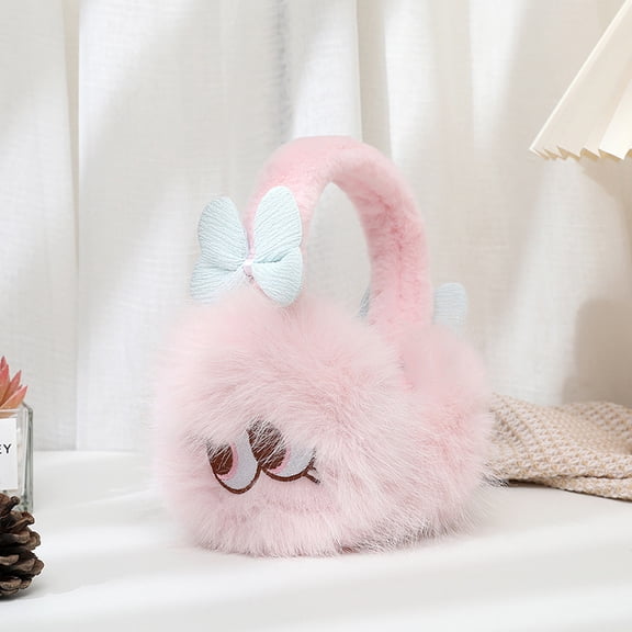 Winter Warm Ear Muffs Foldable Cute Plush Thickened Ear Covers