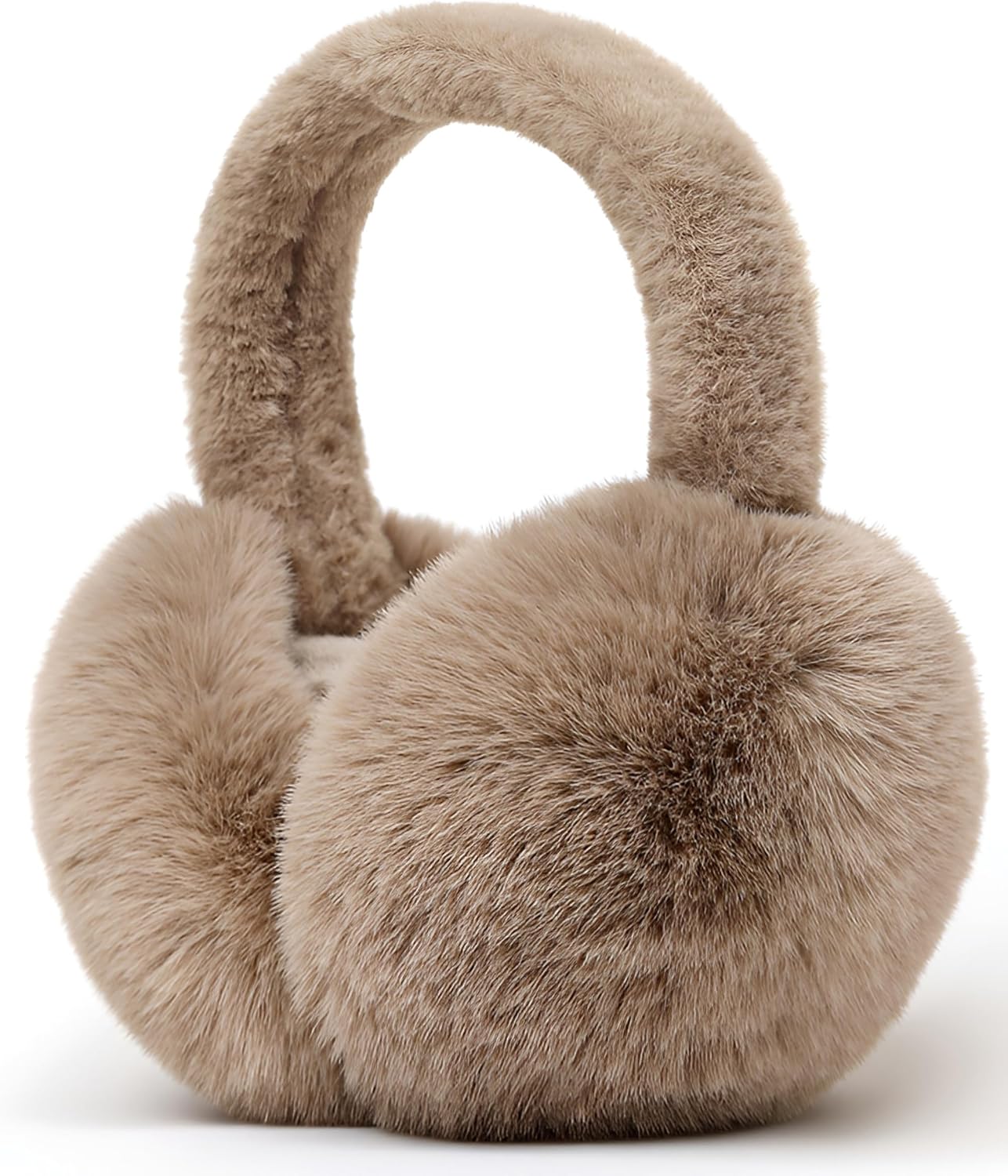 Winter Warm Ear Muffs For Women Foldable Earmuffs Fluffy Soft Ear 