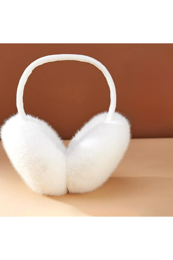 Winter Warm Earmuffs, Antifreeze Ear Caps, Cute Stylish Warmers, Foldable Design, Polyester Material, Puffy Comfortable, Inward Ear Bag, Portable, 6 Colors Available