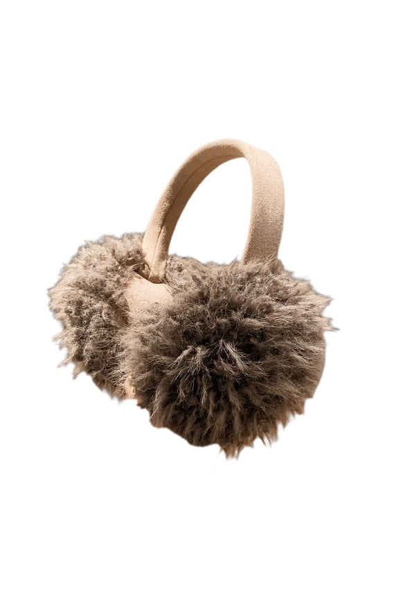 Winter Warm Earmuffs, Foldable Fuzzy Ear Muffs, Faux Ear Warmers, for Both Indoors & Outdoors Boys & Girls