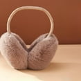 thumbnail image 1 of Winter Warm Earmuffs - Foldable, Soft Polyester Ear Warmers in 5 Colors (Pink, Gray, Beige, Khaki, White) - 7.87x5.91x5.12in, Ultra-Light 95g, Stylish Cold Weather Ear Protection, 1 of 6
