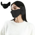 thumbnail image 1 of Winter Warm Face Mask with Ear Protection | Cold Weather Windproof Fleece Lined Mask | Gray, Dark Gray, Pink | 1 Piece, 1 of 6