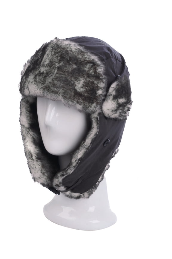 Winter Warm Faux Fur Trapper Ski Snowboard Hunter Hat