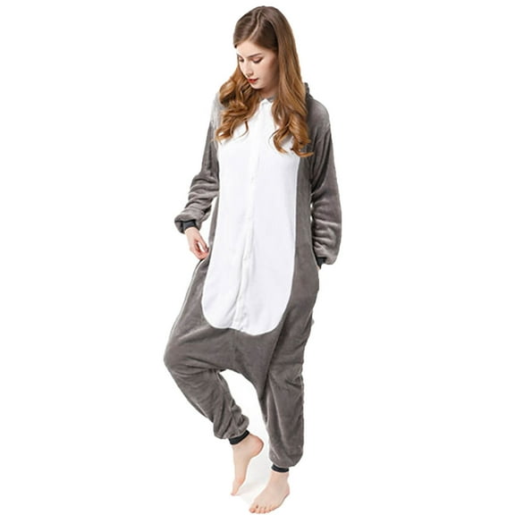 Winter Warm Flannel Onesie Pajamas Womens Zipper Fuzzy Sherpa Jumpsuit One Piece Hooded Romper 2024 Fleece Loungewear