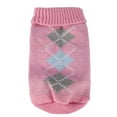 thumbnail image 1 of Winter Warm Fleece Dog Sweater, Thick Turtleneck Cat Clothes Male Female, Cute Pullover Plaid Halloween Holiday Pet Apparel, 1 of 7