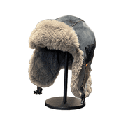 Winter Warm Fleece Lined Hat for Men Women, Windproof Thermal Earflap Cap, Outdoor Cycling Skiing Beanie, Cold Weather Insulated Snow Hat for Hiking, Camping, Running