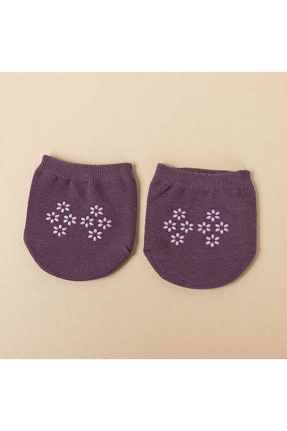 Winter Warm Footie Socks Women's Sock Slippers Non-Slip Cozy House Shoes with Rubber Dots Warm Knitted Indoor Socks Sock Slippers