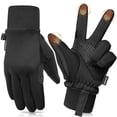 thumbnail image 1 of Winter Warm Gloves - Cold Weather Touchscreen Glove for Riding Bike and Football Grip Anti-Slip Outdoor Ski Sports Gloves for Football, Soccer, Rugby, Cycling, Running, Lacrosse and More(L), 1 of 8