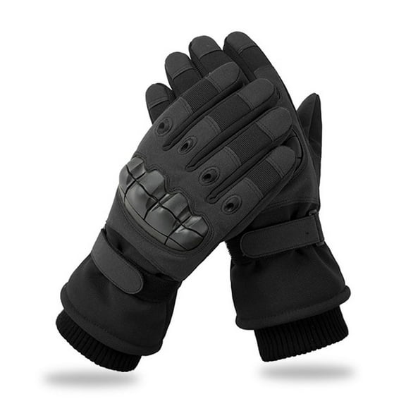 Winter Warm Gloves with Full Finger Touchscreen Compatibility and Enhanced Rubber Protection for Outdoor Activities, Cycling, Hiking, Cold Weather Wear