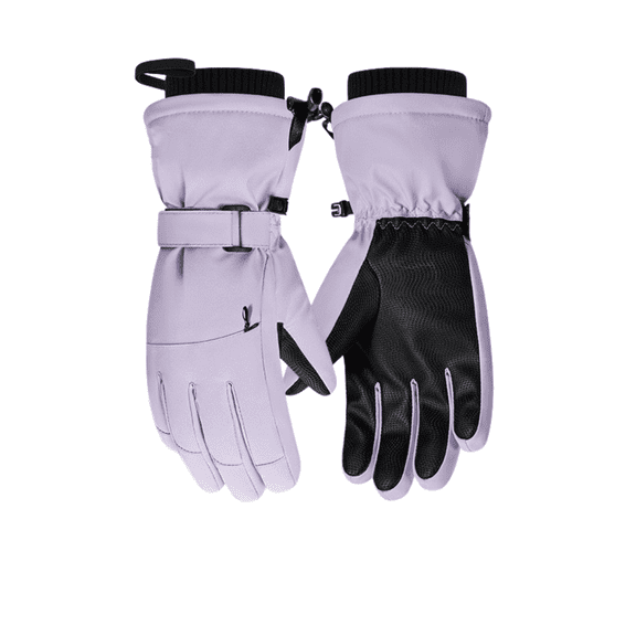 Winter Warm Gloves for Men Women Youth Waterproof Windproof Touchscreen Thermal Cold Weather Ski Snow Gloves for Skiing Snowboarding Running Driving Cycling Walking Hiking Outdoor Work-PurpleXL