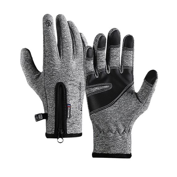 Winter Warm Gloves,Winter Gloves Fingers Warm Gloves Insulated Anti-Slip Windproof Waterproof Cycling Riding Running Work for Men Women Mens Womens (M)
