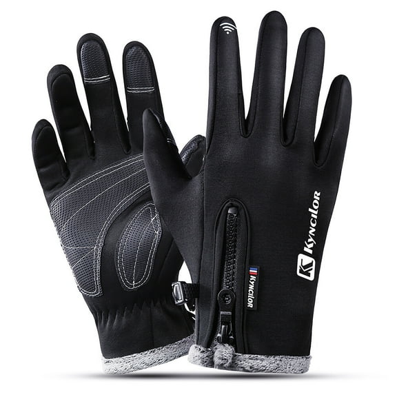 Winter Warm Gloves for Men Women Touch Screen Gloves Thin Liner Windproof Waterproof Anti-Slip Thermal Gloves for Skiing Running Cycling Driving