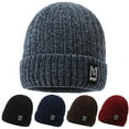 thumbnail image 1 of Winter Warm Hat Super Soft High Elastic Ultra Thick Solid Color Cold Weather Cozy Thermal Hat, 1 of 8