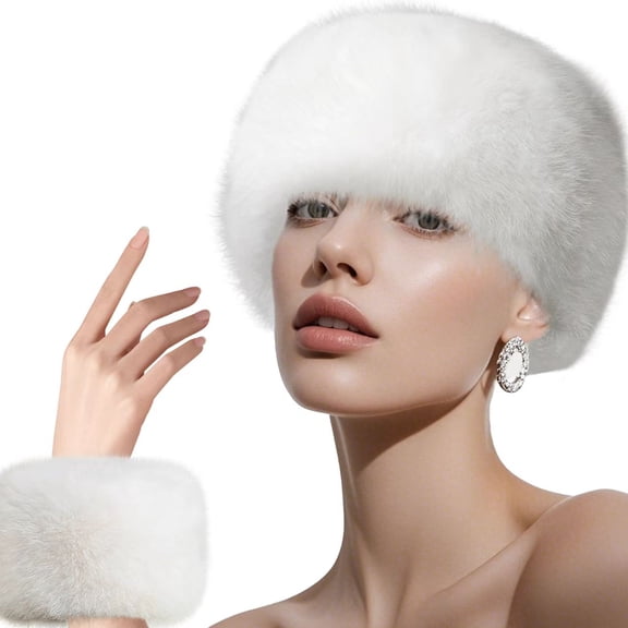 Winter Warm Hat and Sleeve Set: Warm, Soft, Highly Elastic, Comfortable Fit, Warm Fabric, Stylish Accessory for Cold Weather.