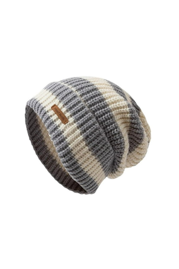 Winter Warm Hats For Women Stacking Knitted Bonnet Caps Soft Woolly Thermal/ G3X3