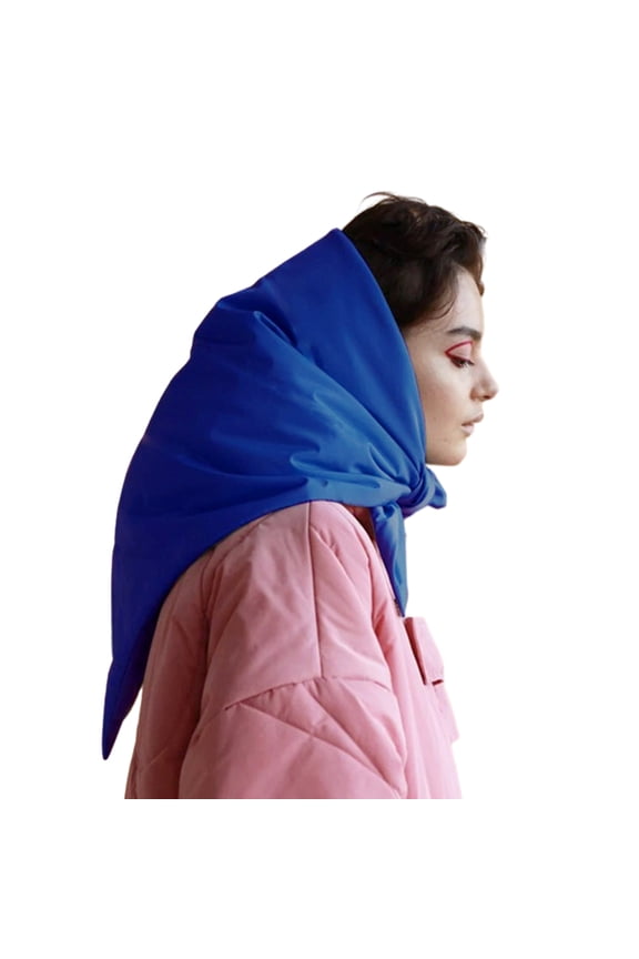 Winter Warm Headscarf Hat Women Windproof Headgear Hood Cap Adult Mountain Climbing Hat Camping Thick Cotton Puffer Hat