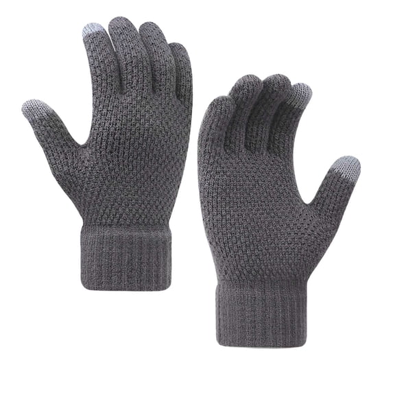 Winter Warm Knit Gloves Unisex Touch Screen Gloves for Men Women Thermal Gloves Outdoor Daily Cold Weather Gloves