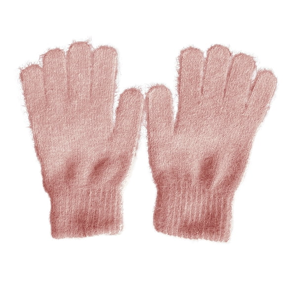 Winter Warm Knit Gloves for Men Women, Stretchy Thermal Gloves Casual Driving Gloves for Outdoor Daily Use