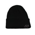 thumbnail image 1 of Winter Warm Knitted Caps 3 Fashionable Metal Ring Buckled Hat Knitted Caps Mesh Hats Mens Apparel Rolling Stripe Hat Shelter Hat Stay Cool Hat Fitted Caps Hat 2xl Nine Tails Hat Hat Racks for Baseball, 1 of 1
