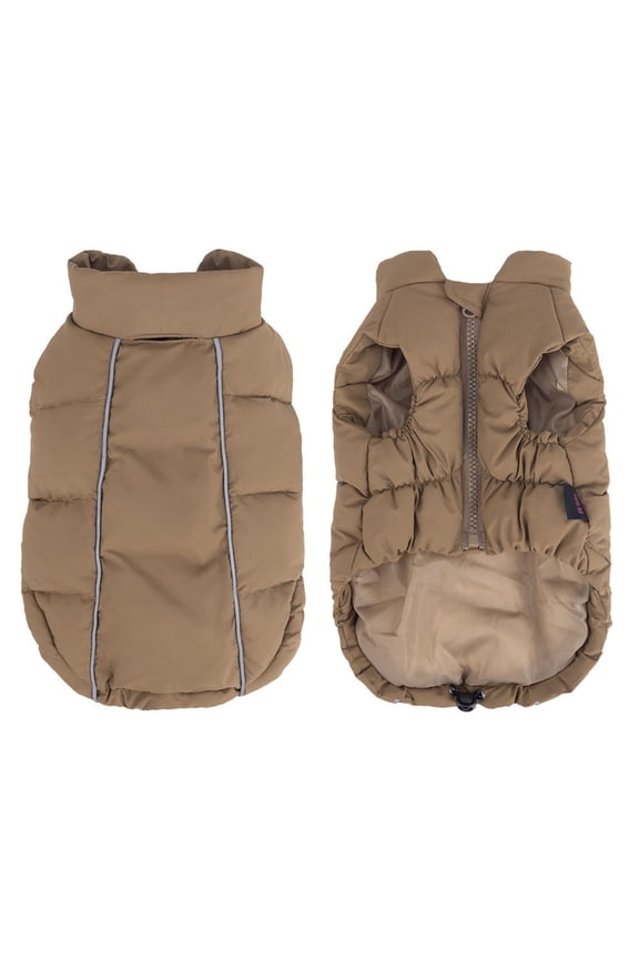 Winter Warm Knitted Vest for Cold Weather Outerwear Durable Windproof Thermal Apparel for Small Medium Large Dogs and Indoor Outdoor Use