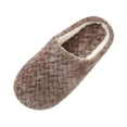thumbnail image 1 of Winter Warm Men/Women Home Anti-Slip Suede Soft Sole Slippers Shoes House Indoor Floor Bedroom Slippers Shoes, 1 of 3