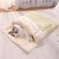 thumbnail image 1 of Winter Warm Pet Bed - Cozy Dog Bed for Small Dogs & Cats, Reversible Fleece Mat, Machine Washable Bunny Pattern, 1 of 9